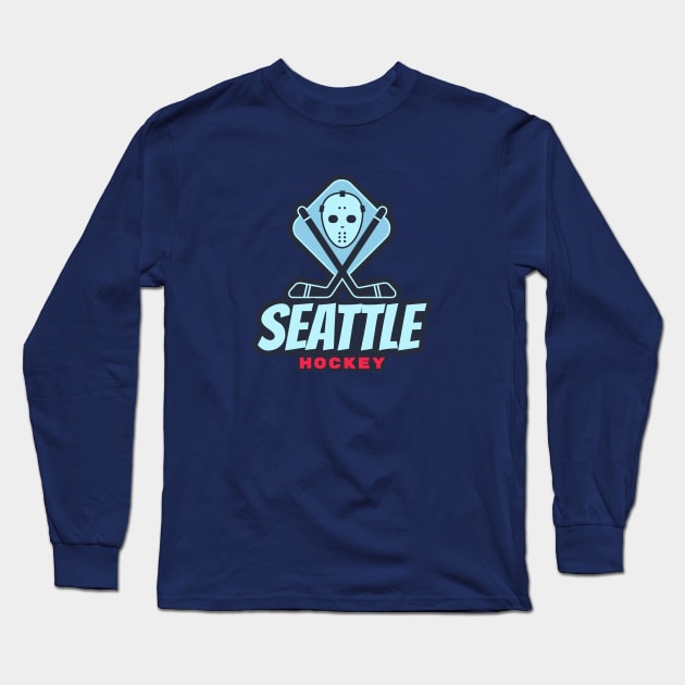 seattle kraken hockey Long Sleeve T-Shirt by BVHstudio